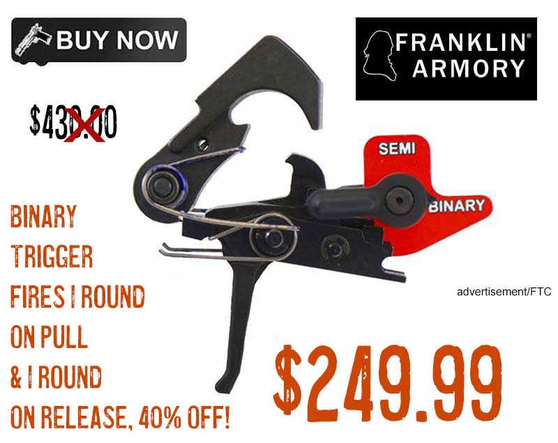 Franklin Armory BFSIII Binary Trigger – AR-15